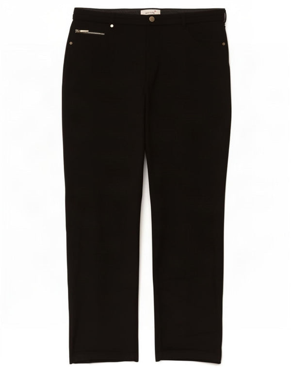 Marks & Spencer Damen Per Una Freizeithose UK 14 Large W32 L27 Schwarz