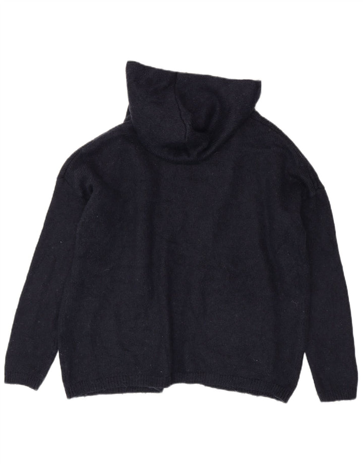 Marks & Spencer Damen-Cardigan mit Kapuze, Gr. 14, mittleres Marineblau
