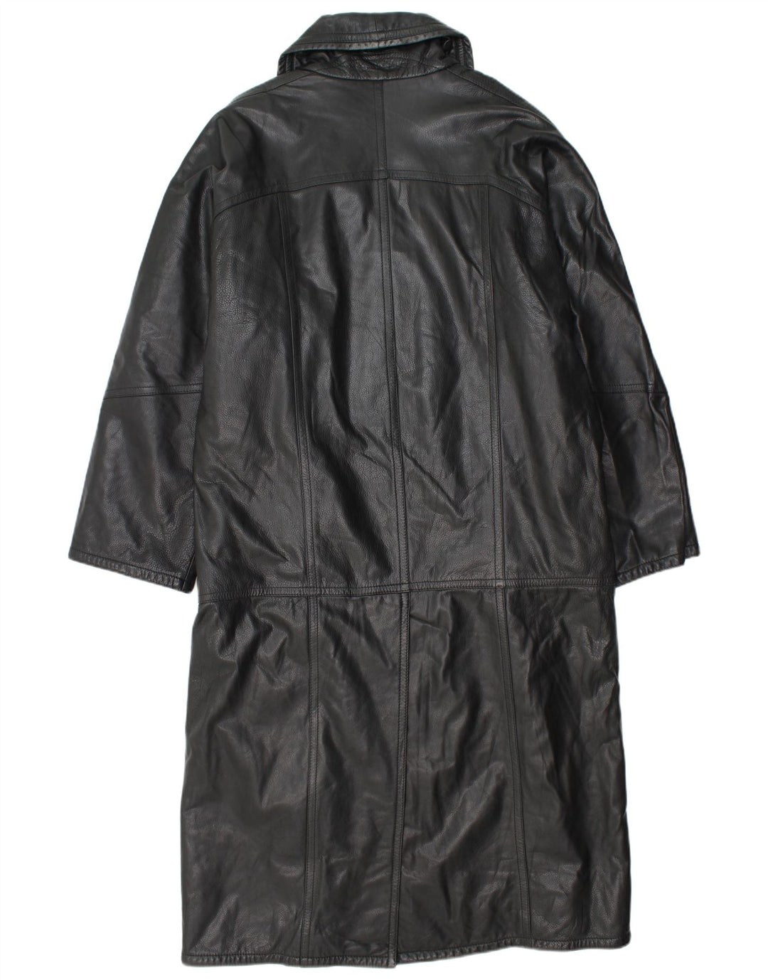 Vittorio Forti Herren Ledermantel IT 48 Medium Schwarz