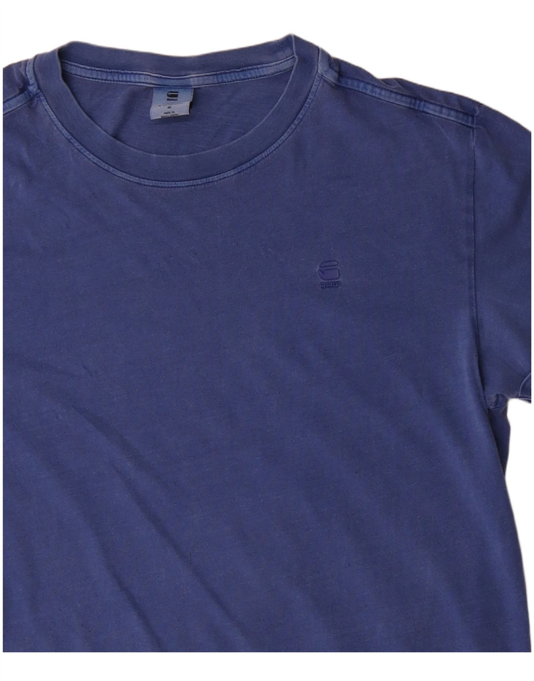 G-Star Herren T-Shirt Top Small Blau Baumwolle