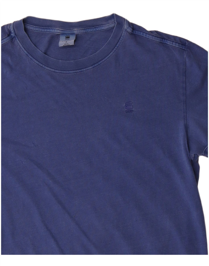 G-Star Herren T-Shirt Top Small Blau Baumwolle
