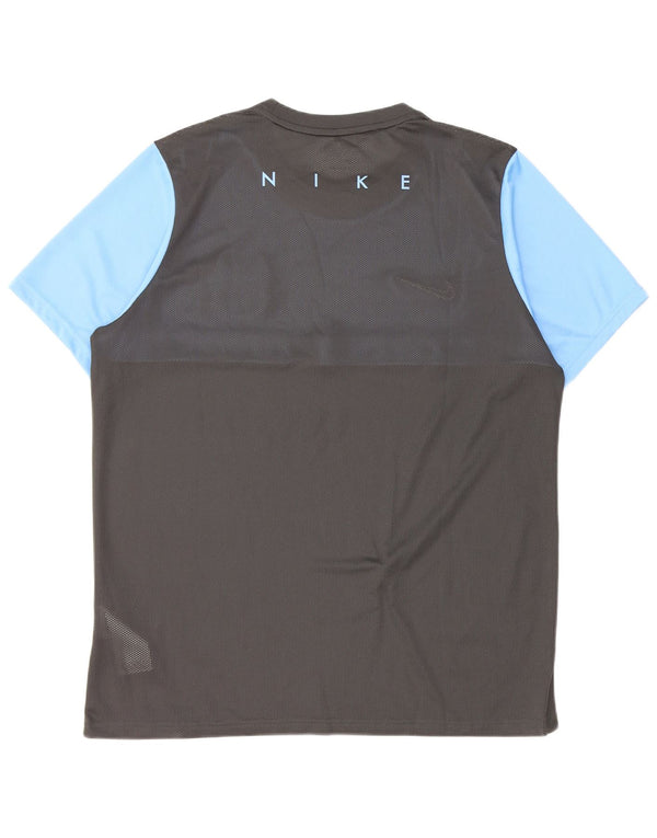 Nike Herren Munchen Graphic T-Shirt Top XL Graues Colourblock-Polyester