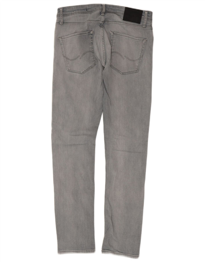 Jack & Jones Herren Tim Slim Jeans W31 L32 Graue Baumwolle