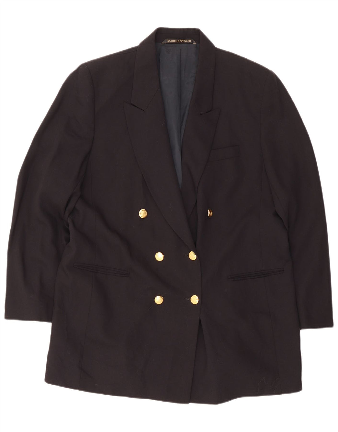 Marks & Spencer Damen St. Michael Blazer Jacke UK 20 2XL Marineblau