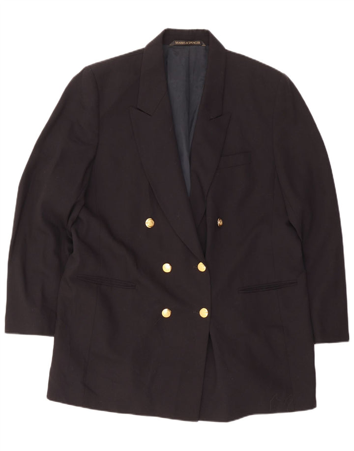 Marks & Spencer Damen St. Michael Blazer Jacke UK 20 2XL Marineblau