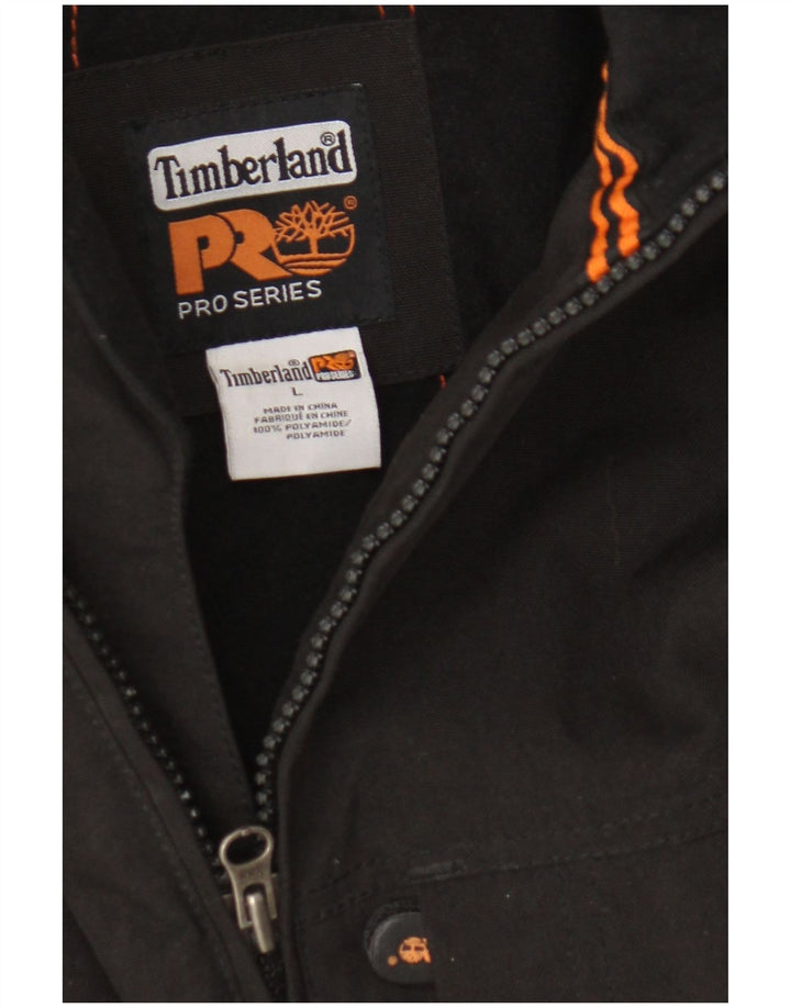Timberland Herren Windjacke UK 40 Large Schwarz Polyamid