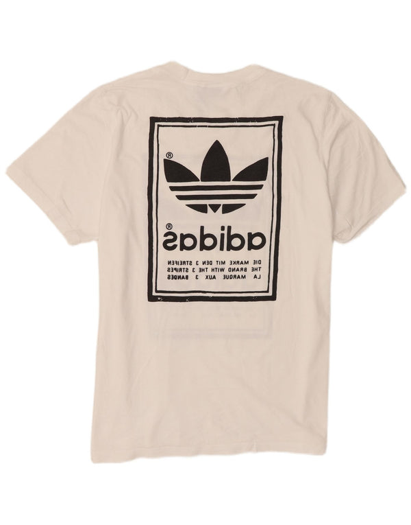 Adidas Herren Grafik T-Shirt Top XL Weiß