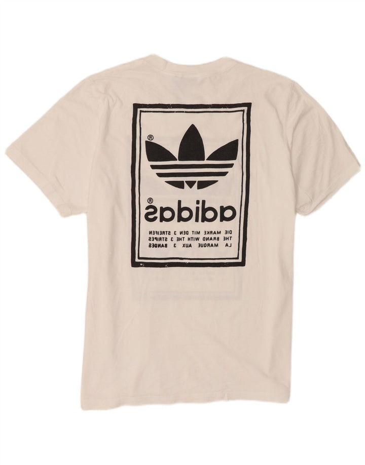 Adidas Herren Grafik T-Shirt Top XL Weiß
