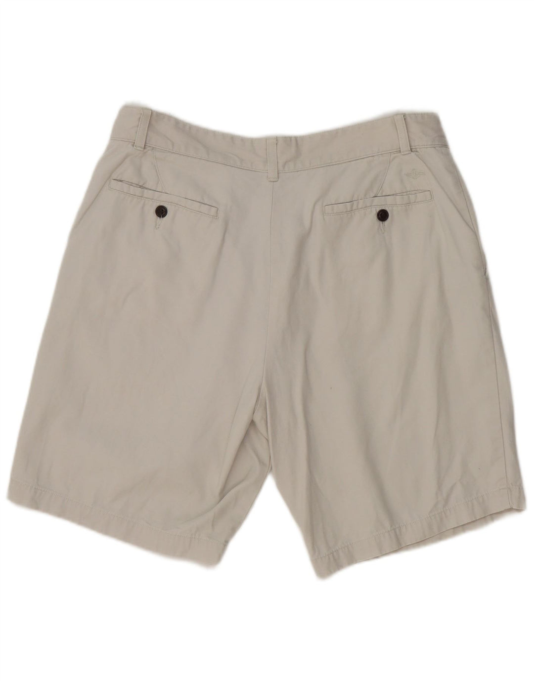 Dockers Herren Khakis Chino Shorts W34 Große graue Baumwolle
