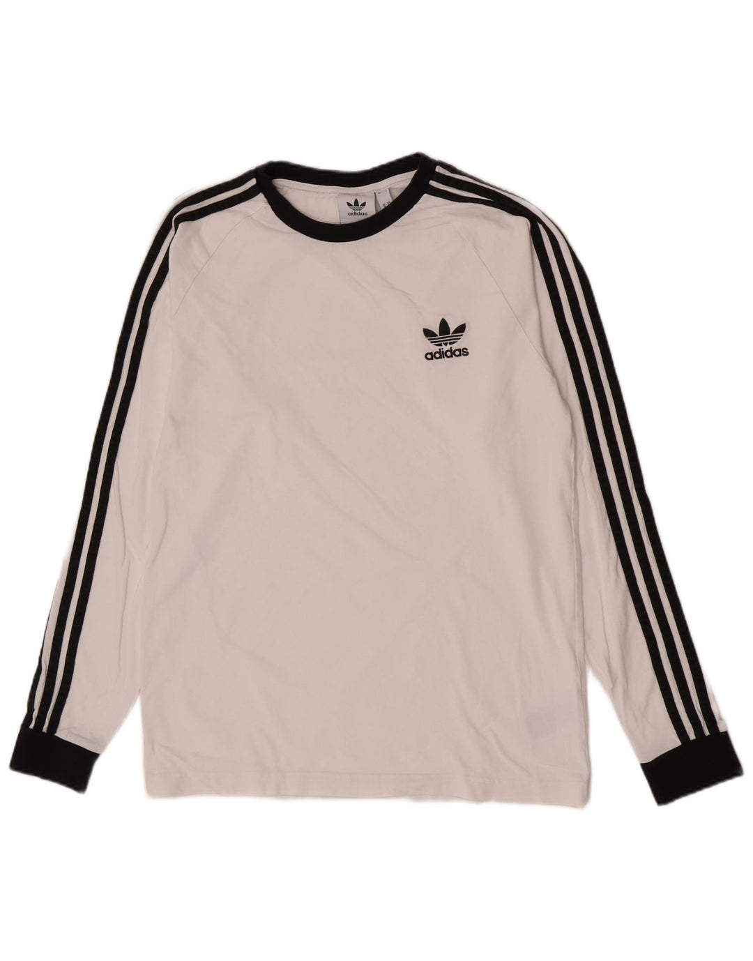 Adidas Herren Regular Top Langarm Mittelweiß Baumwolle