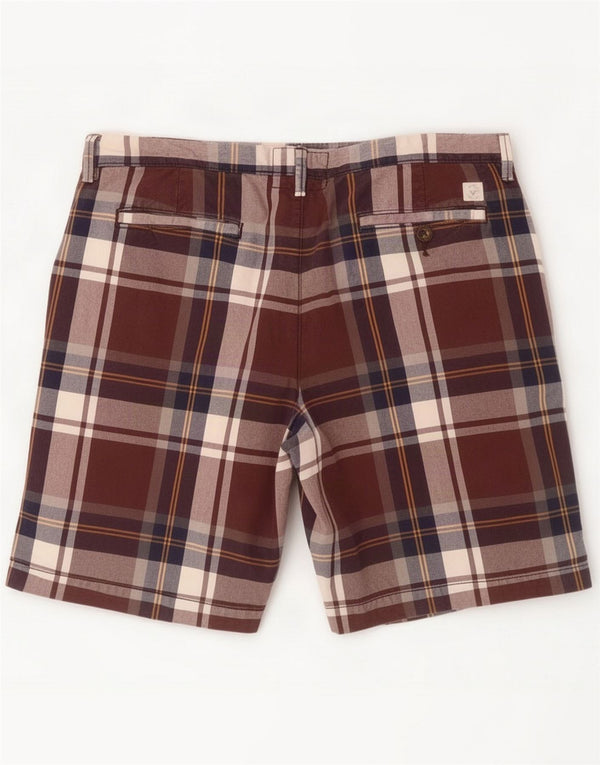 American Eagle Herren-Chinoshorts, groß, W36, braun kariert, Baumwolle