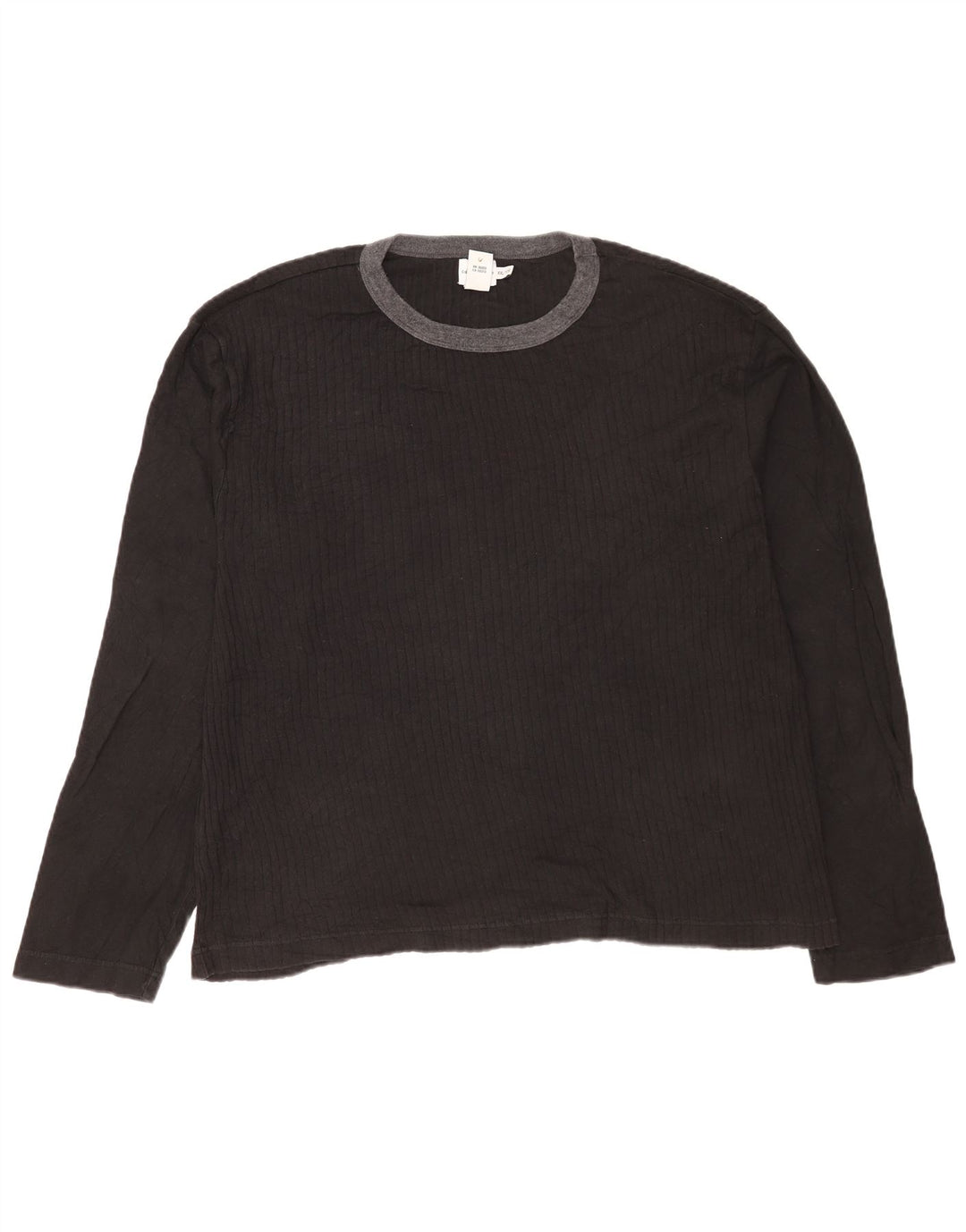 Calvin Klein Jeans Herren Top Langarm 2XL Schwarz Baumwolle