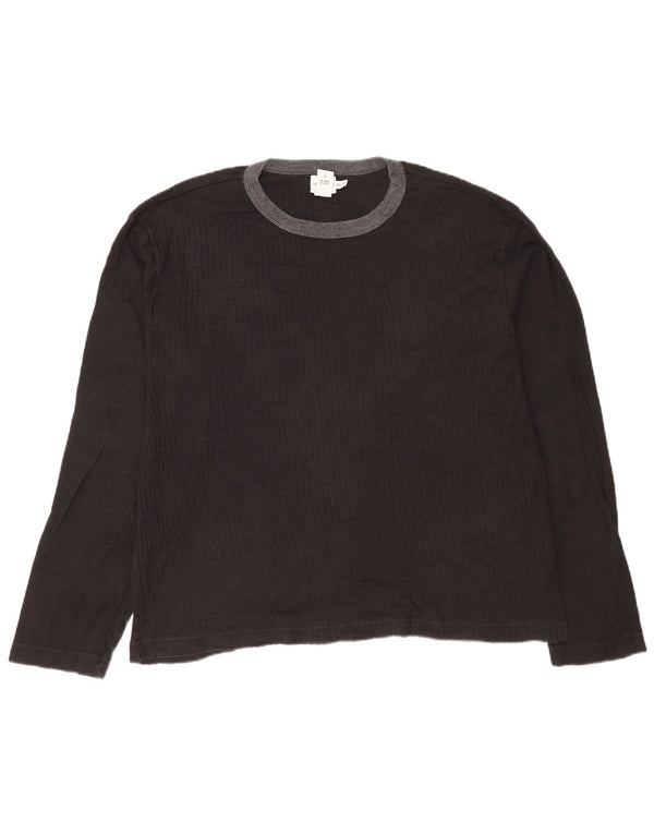 Calvin Klein Jeans Herren Top Langarm 2XL Schwarz Baumwolle