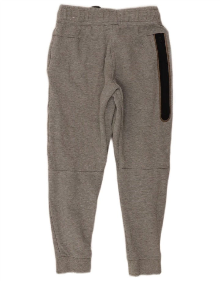 Nike Jungen-Trainingshose, Jogginghose, 8–9 Jahre, Größe S, Grau, Farbblock