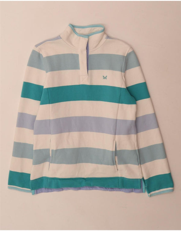 Crew Clothing Damen-Sweatshirt-Pullover, Gr. 8, klein, mehrfarbig, gestreift