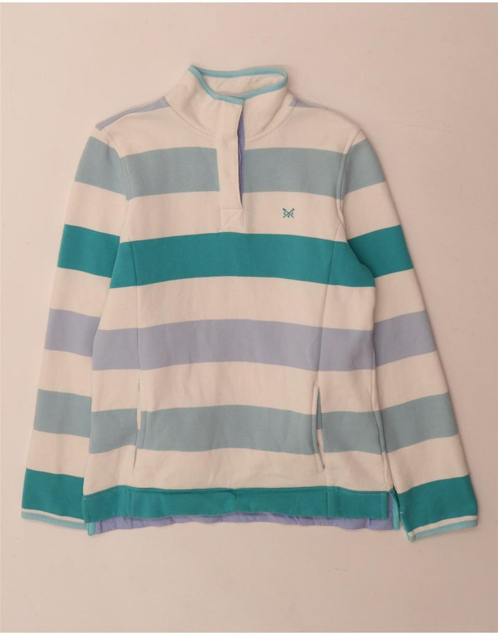 Crew Clothing Damen-Sweatshirt-Pullover, Gr. 8, klein, mehrfarbig, gestreift
