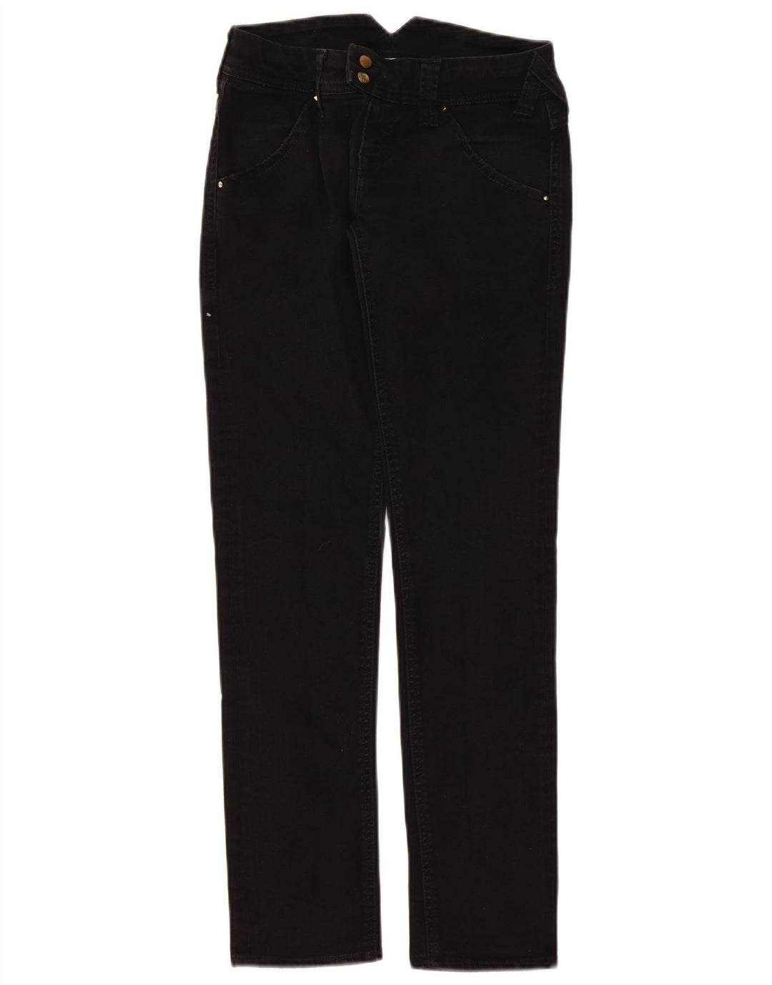 Cycle Damen Slim Jeans W26 L29 Schwarze Baumwolle