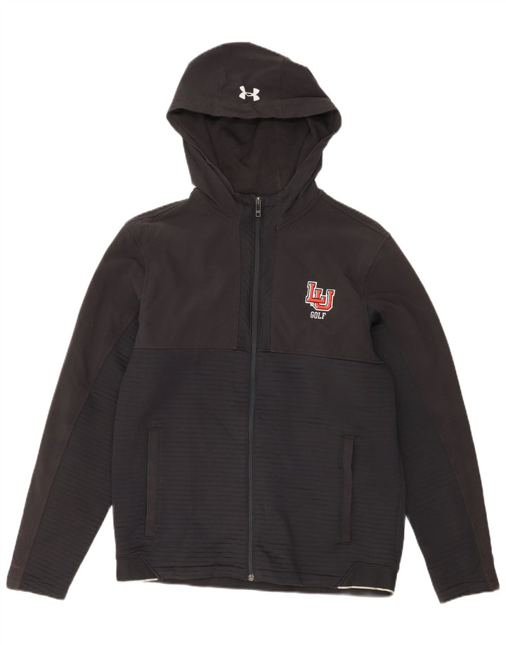 Under Armour Herren-Kapuzenpullover mit Reißverschluss, mittelgroß, Schwarz