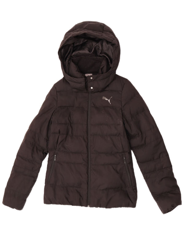 Puma Damen Kapuzenjacke, wattiert, Größe S, Größe S, Schwarz, Polyester