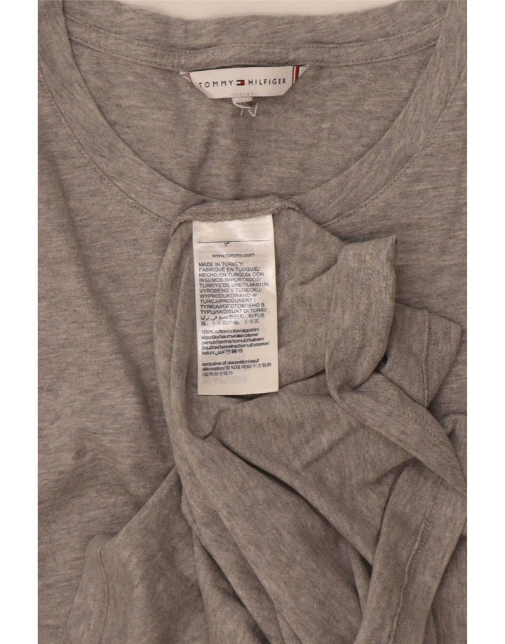 Tommy Hilfiger Herren T-Shirt Top mittelgraue Baumwolle