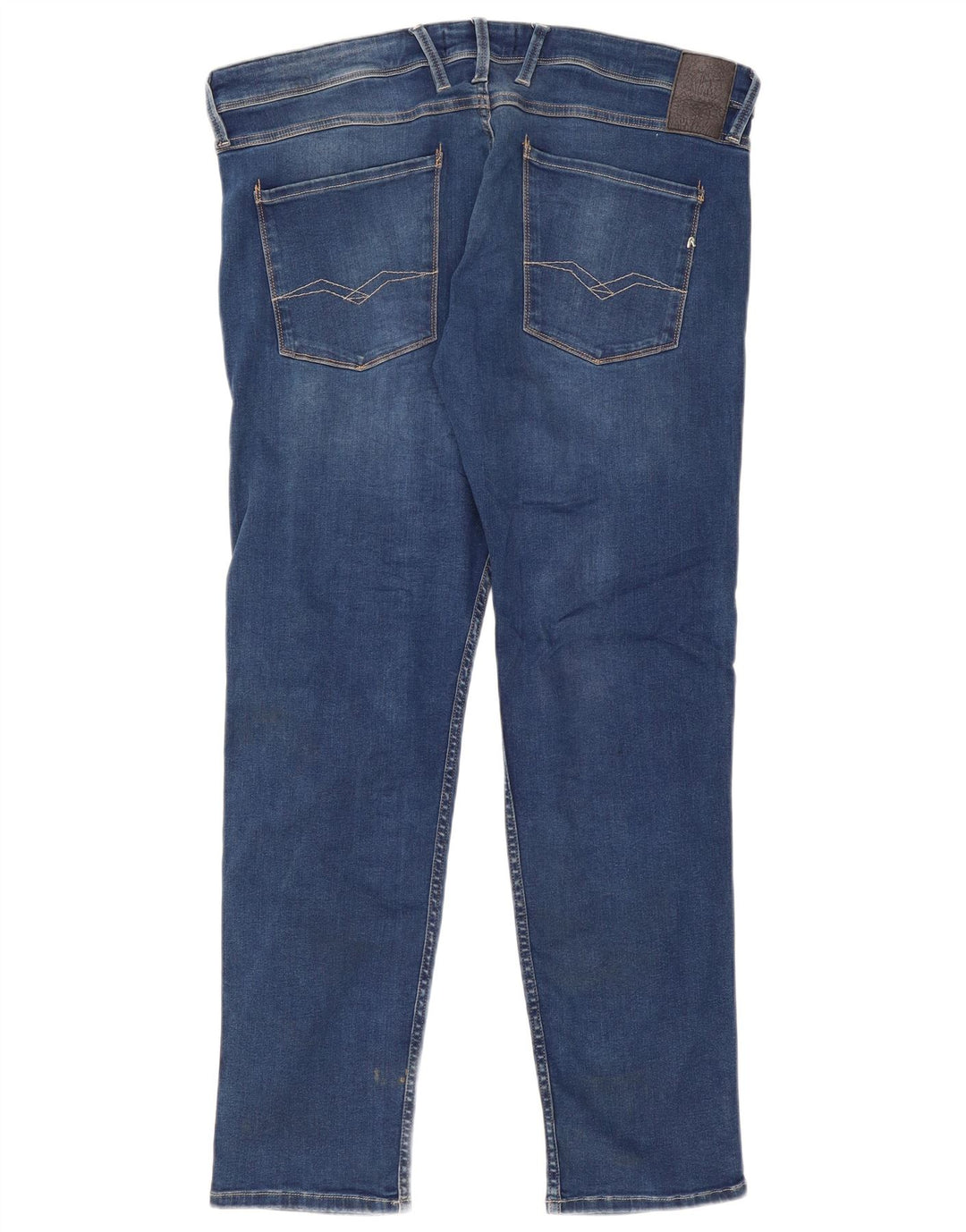 Replay Herren Slim Jeans W38 L32 Blaue Baumwolle