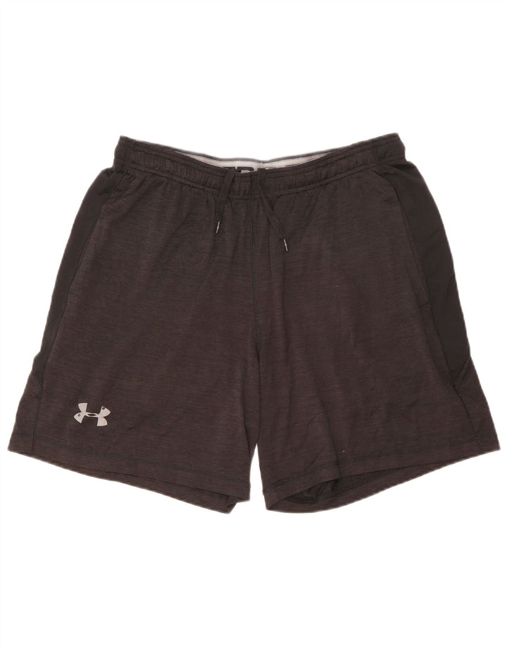 Under Armour Herren-Sportshorts, groß, schwarz gefleckt