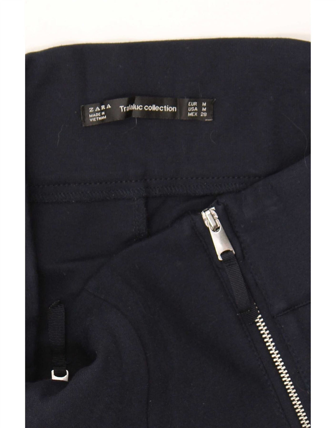 Zara Damen Leggings UK 12 Medium Marineblau