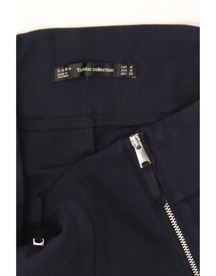 Zara Damen Leggings UK 12 Medium Marineblau