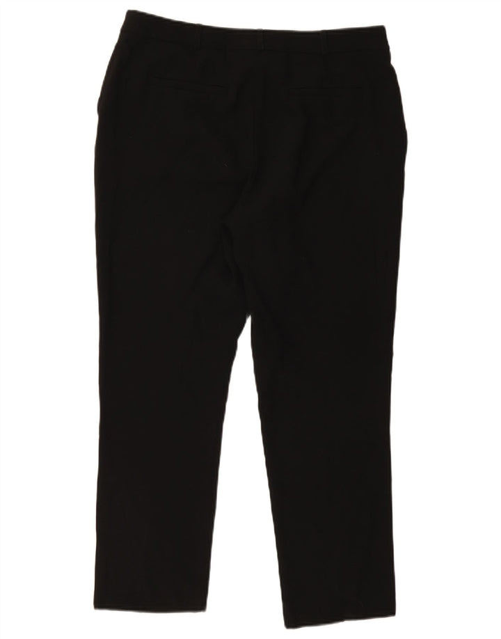 M&Co Damen Slim Chino-Hose UK 12 Medium W32 L25 Schwarz Polyester