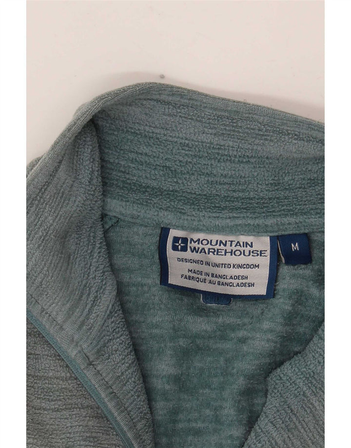 Mountain Warehouse Herren-Fleecepullover mit Reißverschluss am Kragen, Mittelblau