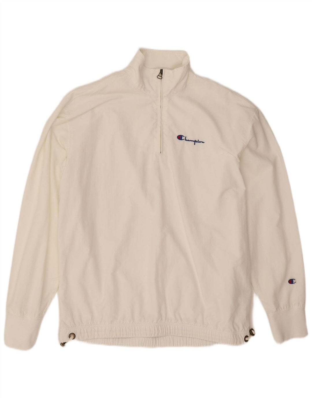 Champion Herren-Pullover-Trainingsanzug, Oberteil, Jacke, Größe S, Weiß, Polyamid
