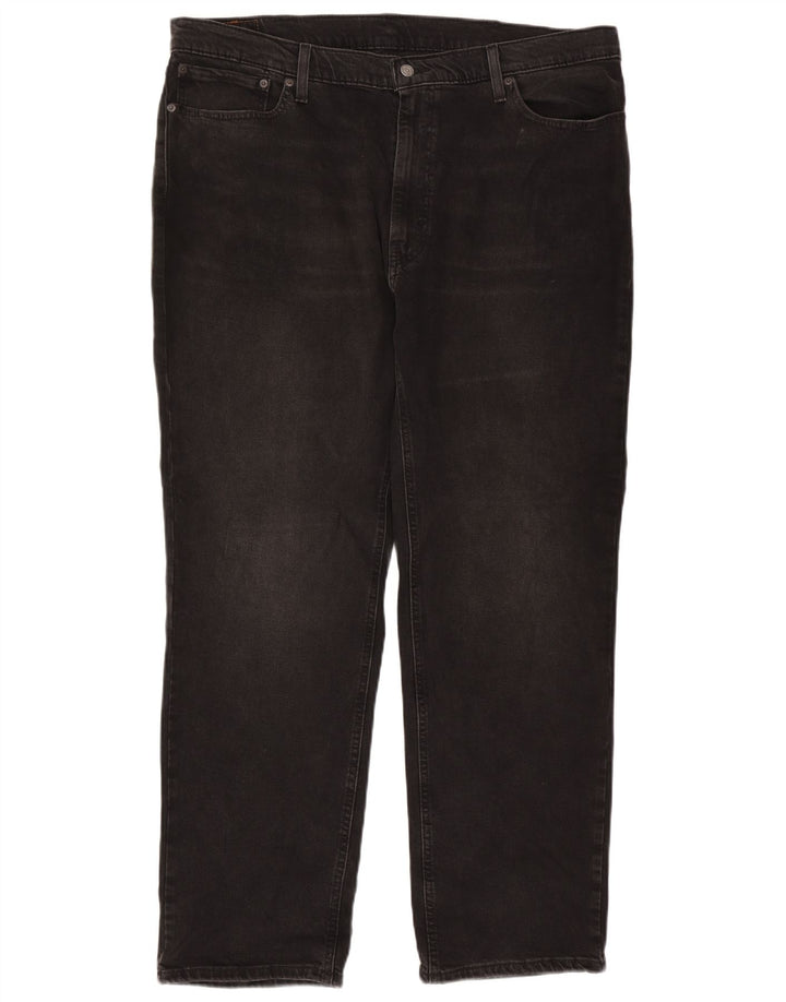 Levi's Herren 541 Tapered Jeans W40 L32 Schwarze Baumwolle