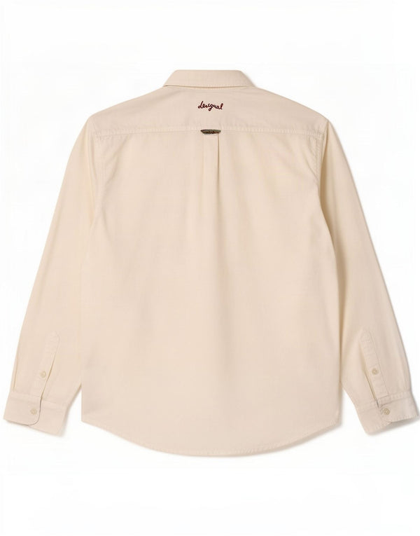 Desigual Herrenhemd 2XL Weiße Baumwolle