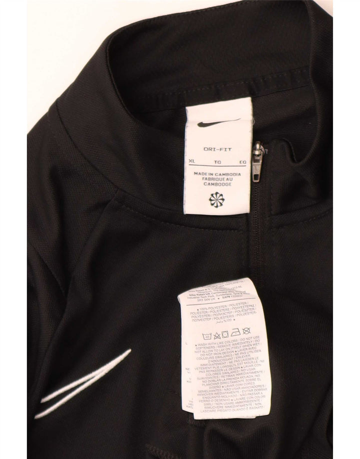 Nike Herren Dri Fit Trainingsanzug Top Jacke XL Schwarz Polyester