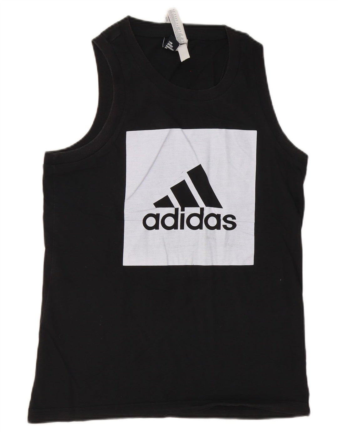 Adidas Herren Graphic Vest Top Small Schwarz Baumwolle