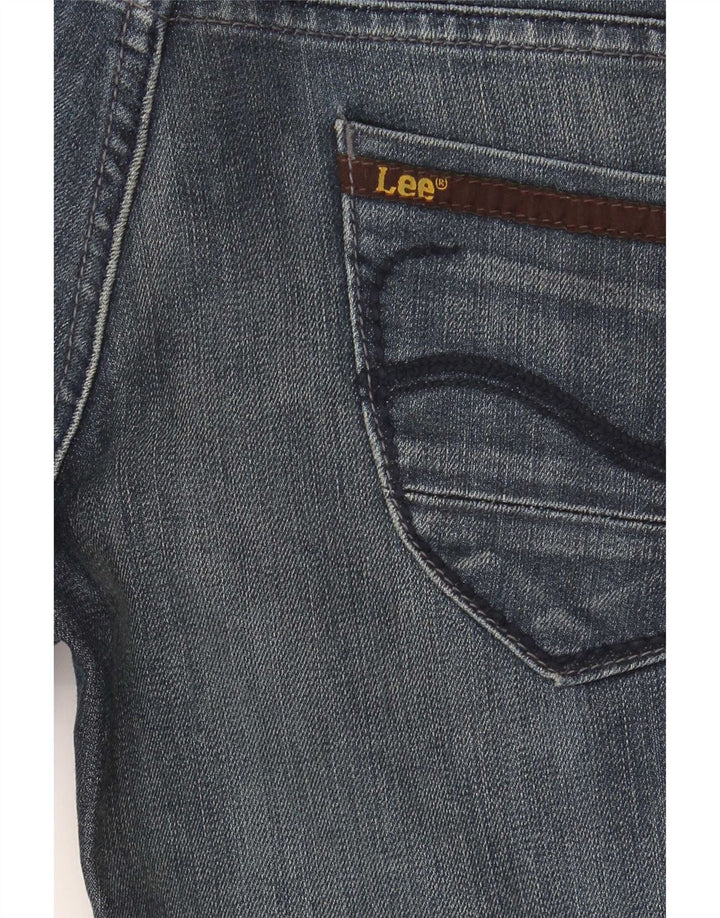 Lee Damen Bootcut-Jeans W26 L32 Blau