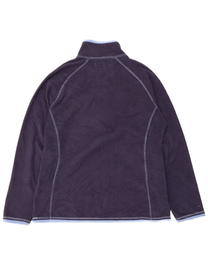 Mountain Warehouse Damen-Fleecepullover mit Reißverschluss am Hals, UK 14, Mittelmarineblau