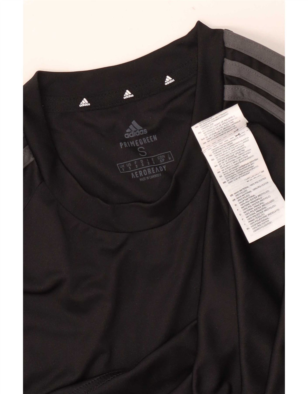 Adidas Herren Aeroready T-Shirt Top Small Schwarz Polyester