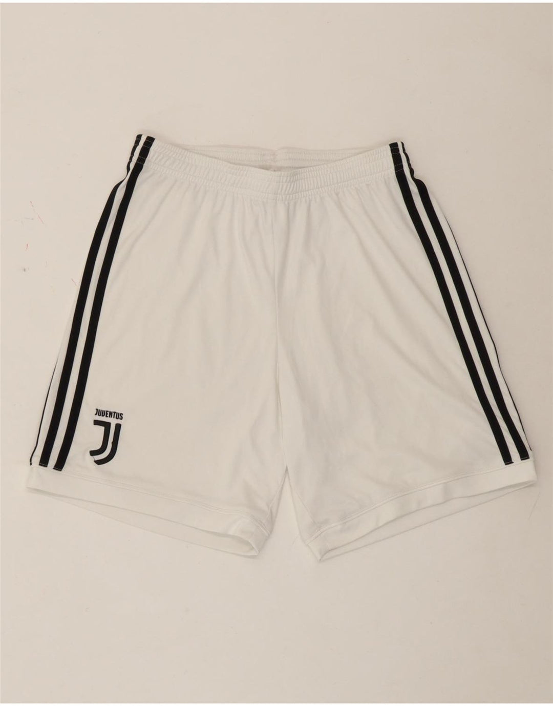 Adidas Damen Juventus Sport Shorts UK 8 Small Weiß Polyester