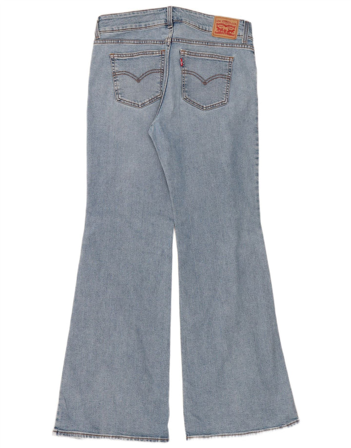 Levi's Damen Super Low Flared Jeans W31 L34 Blaue Baumwolle