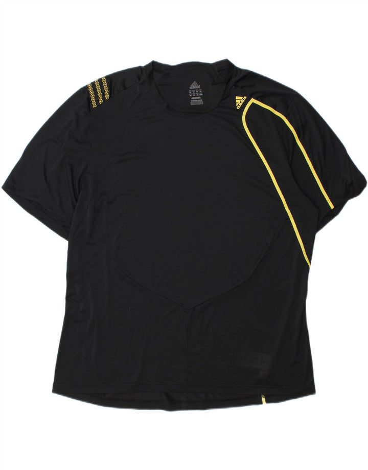 ADIDAS Herren T-Shirt Top XL Schwarz Polyester