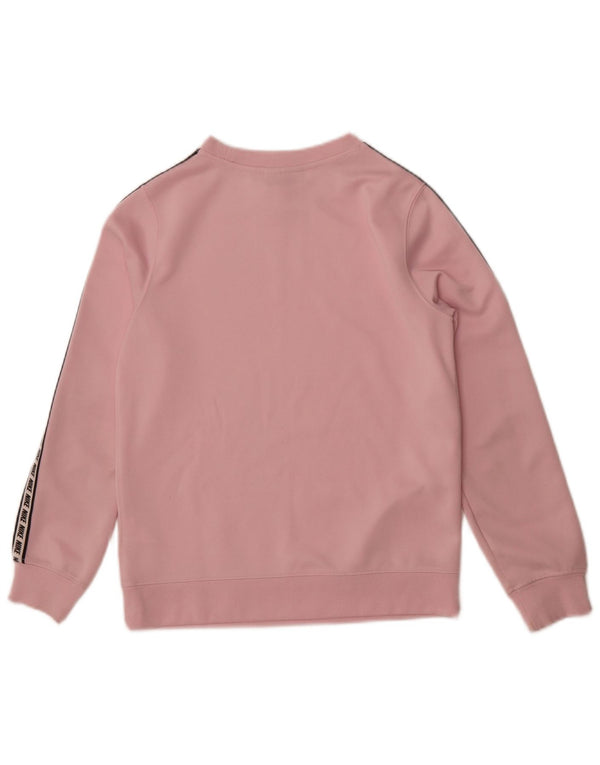 Nike Mädchen-Sweatshirt mit Grafik, 10–11 Jahre, mittelrosa, Polyester