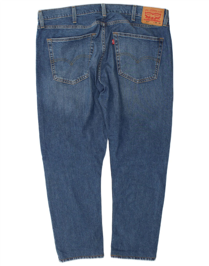 Levi's Herren 512 Slim Tapered Jeans W38 L27 Blaue Baumwolle
