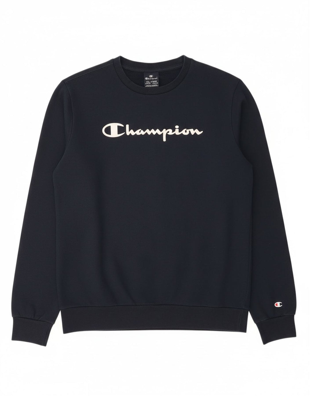 Champion Jungen-Sweatshirt mit Grafik, 15–16 Jahre, 2XL, Marineblau, Baumwolle