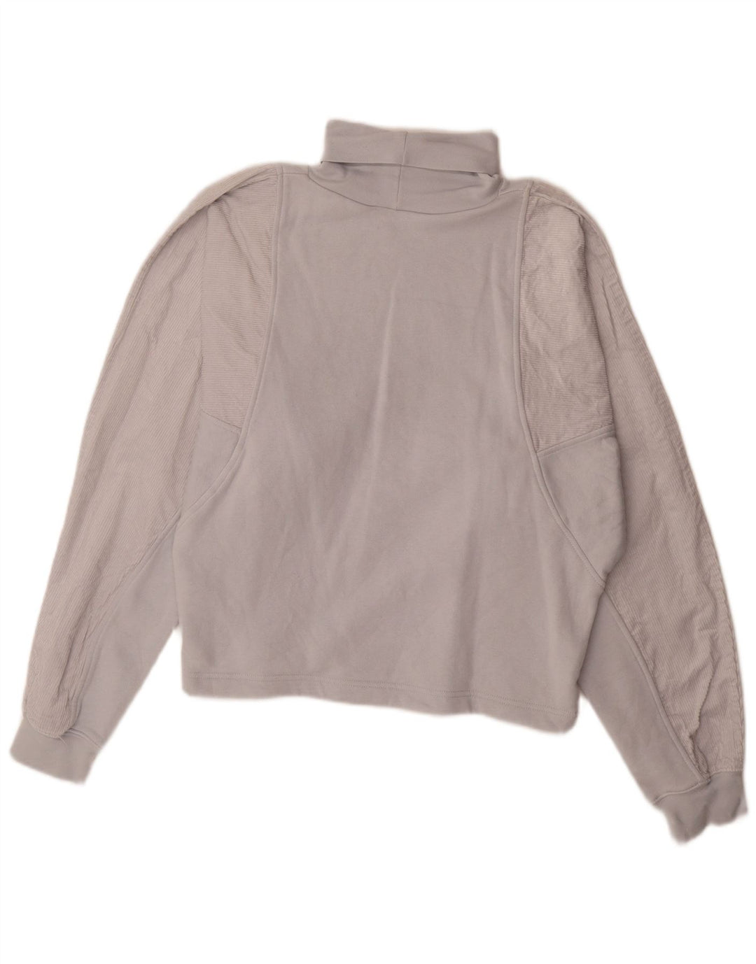 Nike Damen Grafik-Sweatshirt-Pullover UK 14 Mittelblauer Farbblock