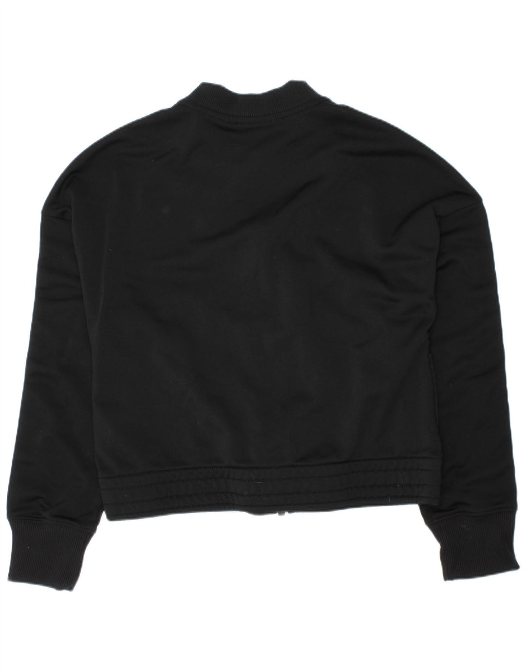 Nike Mädchen-Trainingsanzug-Top-Jacke, 10–11 Jahre, Mittelschwarz, Farbblock