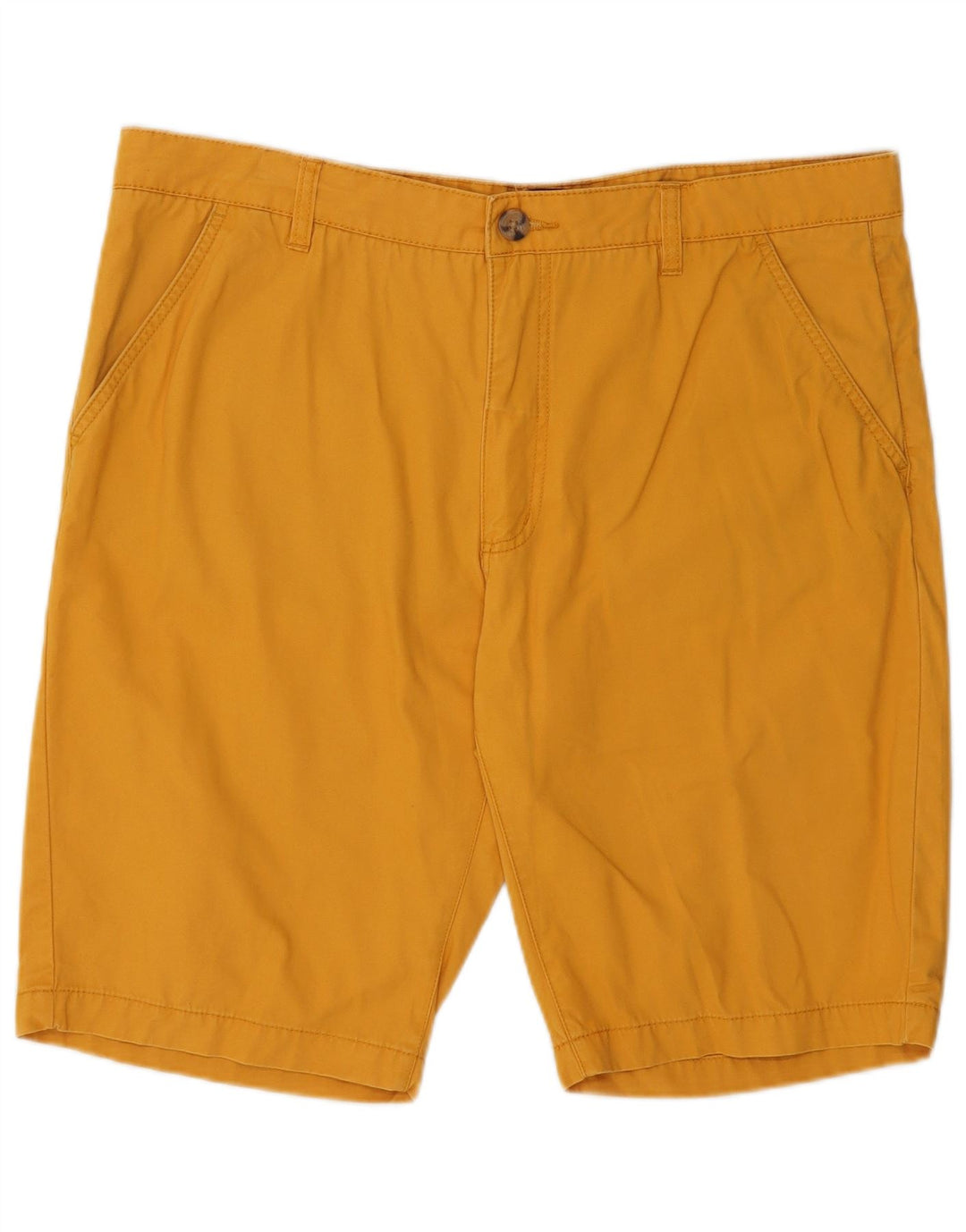 Dack's Herren-Chinoshorts mit normaler Passform, Größe 52, XL, W38, gelbe Baumwolle