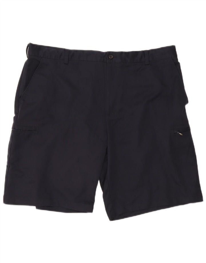 Izod Herren Classic Cargo Shorts W40 XL Marineblau Polyester
