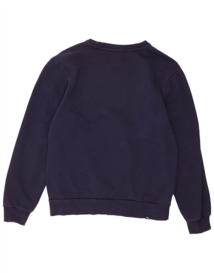 Puma Herren Grafik-Sweatshirt-Pullover, mittelmarineblaue Baumwolle