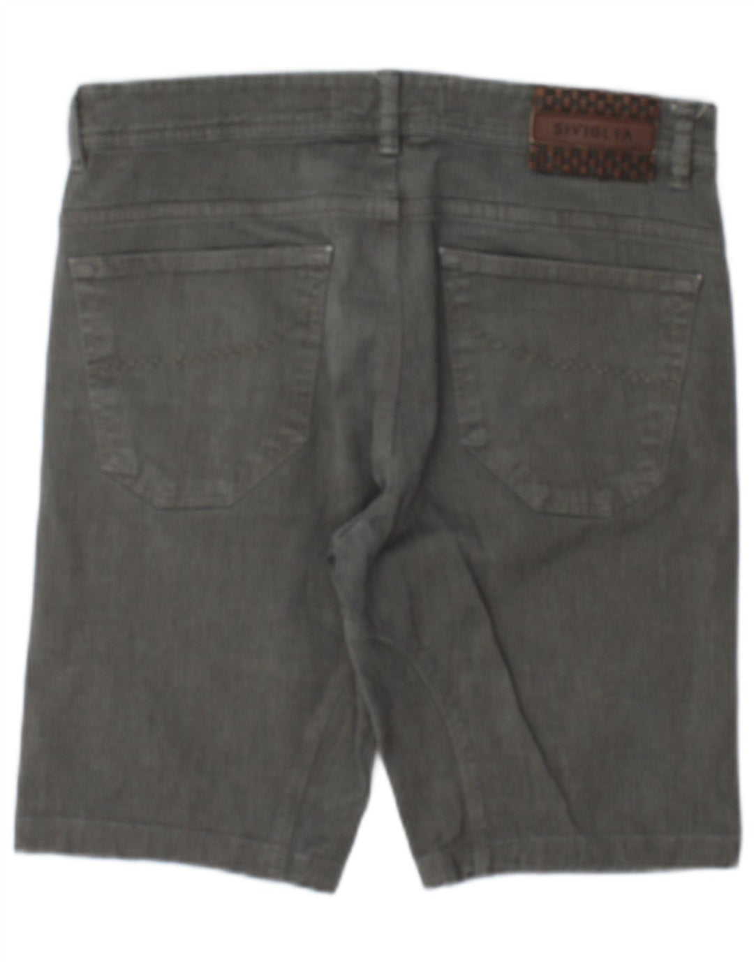SIVIGLIA Herren-Freizeitshorts W32 mittelgraue Baumwolle